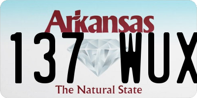 AR license plate 137WUX