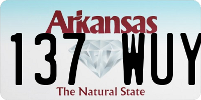 AR license plate 137WUY