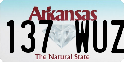 AR license plate 137WUZ