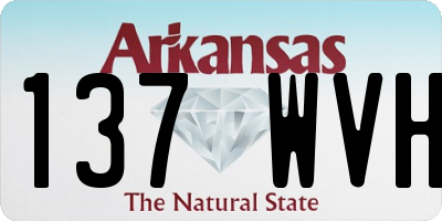 AR license plate 137WVH