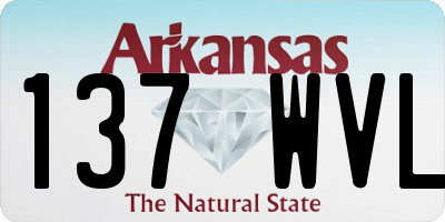 AR license plate 137WVL