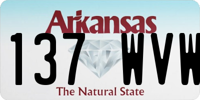 AR license plate 137WVW
