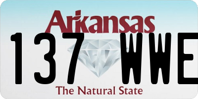 AR license plate 137WWE