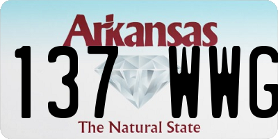 AR license plate 137WWG