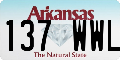 AR license plate 137WWL