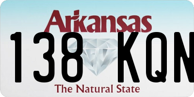 AR license plate 138KQN