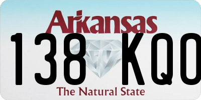 AR license plate 138KQO