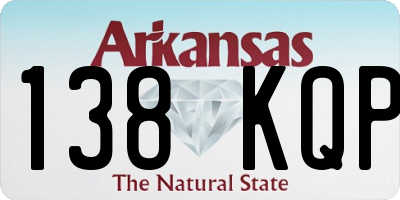 AR license plate 138KQP