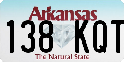 AR license plate 138KQT