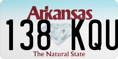 AR license plate 138KQU
