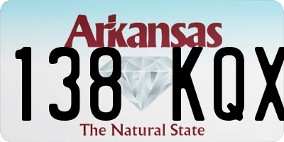 AR license plate 138KQX