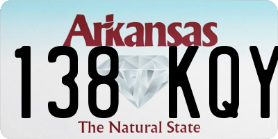 AR license plate 138KQY