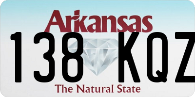 AR license plate 138KQZ