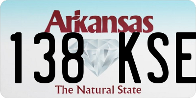 AR license plate 138KSE