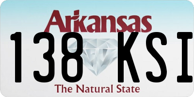 AR license plate 138KSI