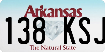 AR license plate 138KSJ