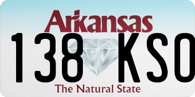 AR license plate 138KSO