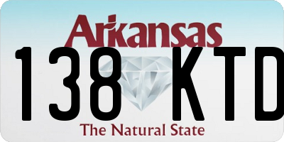 AR license plate 138KTD