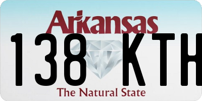 AR license plate 138KTH