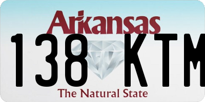 AR license plate 138KTM