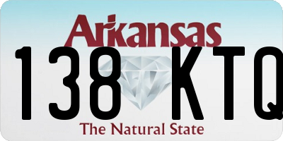 AR license plate 138KTQ
