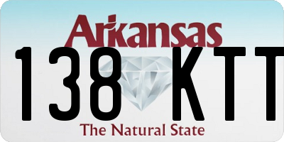AR license plate 138KTT