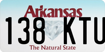 AR license plate 138KTU