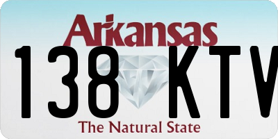 AR license plate 138KTV