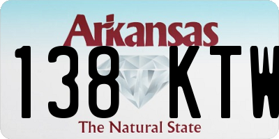 AR license plate 138KTW