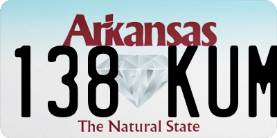AR license plate 138KUM
