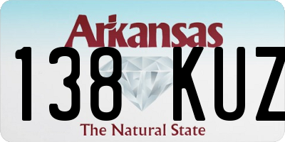AR license plate 138KUZ
