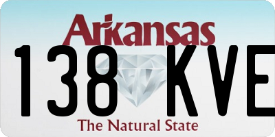 AR license plate 138KVE