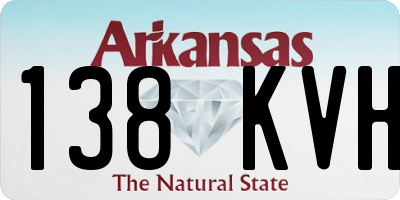 AR license plate 138KVH