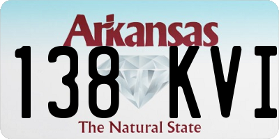AR license plate 138KVI