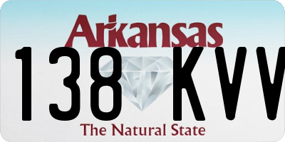 AR license plate 138KVV