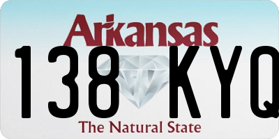 AR license plate 138KYQ