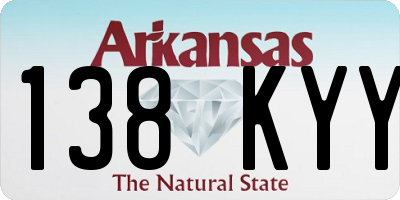 AR license plate 138KYY