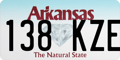 AR license plate 138KZE