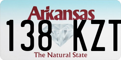 AR license plate 138KZT