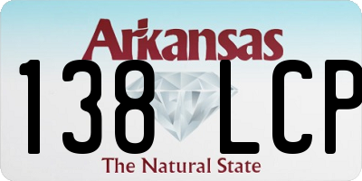 AR license plate 138LCP