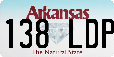 AR license plate 138LDP