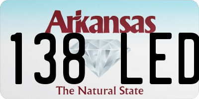AR license plate 138LED
