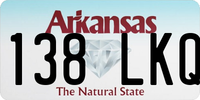 AR license plate 138LKQ
