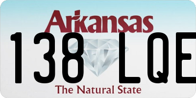 AR license plate 138LQE
