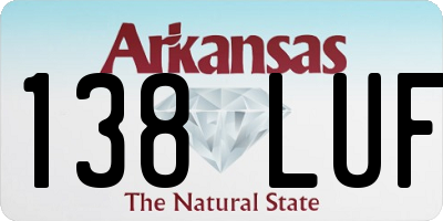 AR license plate 138LUF