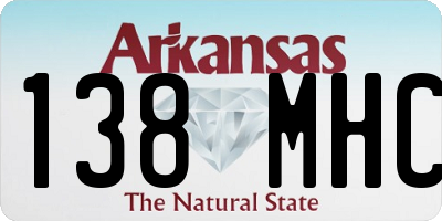 AR license plate 138MHC