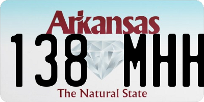AR license plate 138MHH
