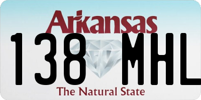 AR license plate 138MHL