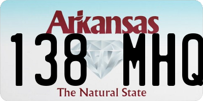 AR license plate 138MHQ