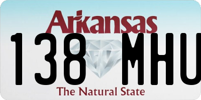AR license plate 138MHU